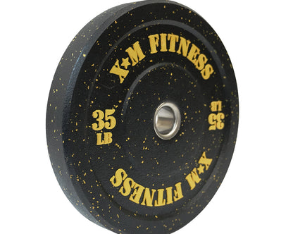 XM FITNESS 35lbs Crumb Rubber Bumper Plate
