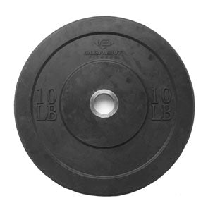 45lbs Element Commercial Bumper Plate 100-4155 Black