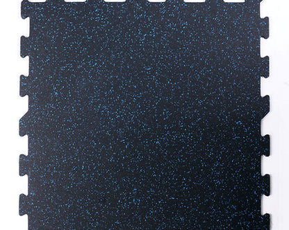 Gorilla 2 x 2 8mm Interlocking Rubber Tile - Blue - Single or 12 Pack