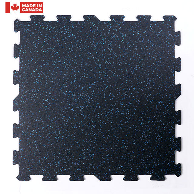 Gorilla 2 x 2 8mm Interlocking Rubber Tile - Blue - Single or 12 Pack