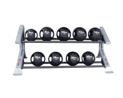 Body Solid SDKR500MB 2 Tier PCL Medicine Ball Rack Fitness Accessories Canada.
