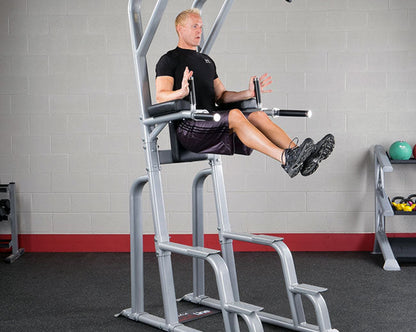 Body Solid SVKR1000 Pro ClubLine Vertical Knee Raise Strength Machines Canada.