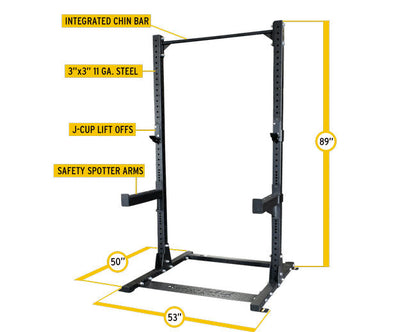 Body Solid SPR500 ProClub Line Commercial Half Rack Strength Machines Canada.