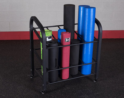 Body Solid GYR500 Rolling Storage Cart Fitness Accessories Canada.