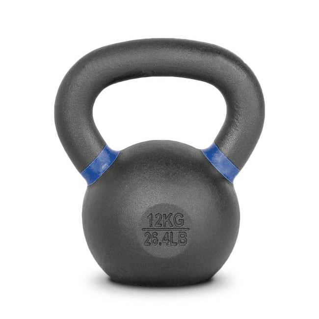 XM FITNESS Cast Iron Kettlebells - 12kg Strength & Conditioning Canada.