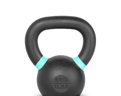 XM FITNESS Cast Iron Kettlebells - 6kg Strength & Conditioning Canada.