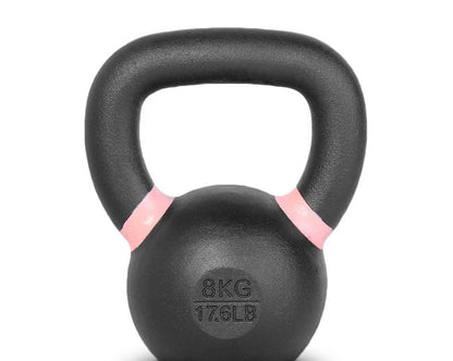 XM FITNESS Cast Iron Kettlebells - 8kg Strength & Conditioning Canada.