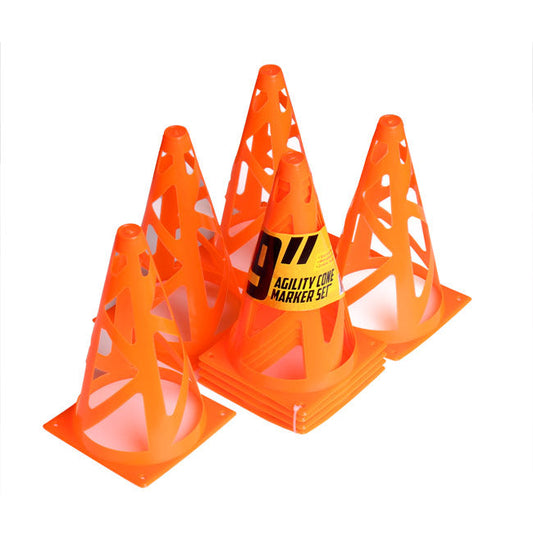 XM 9" Pylon Training Cones Strength & Conditioning Canada.