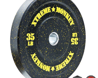 XM FITNESS 35lbs Crumb Rubber Bumper Plate Strength & Conditioning Canada.