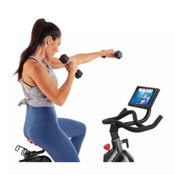 Proform Sport CX Stationary Exercise Bike with 3-Lb. Dumbbells Cardio Canada.