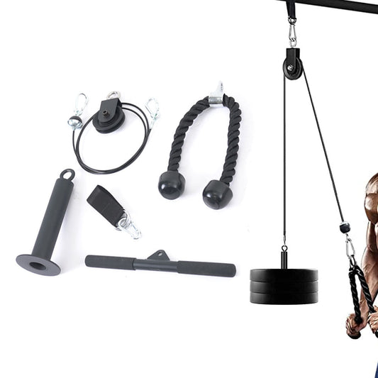 Ironax Portable Lat and Lift Pulley System