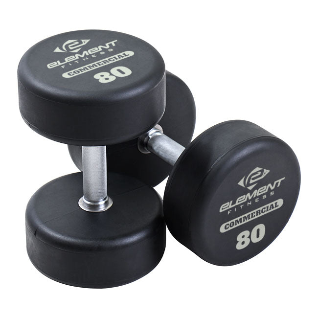 Element Fitness 80lbs Commercial Dumbbell Strength & Conditioning Canada.