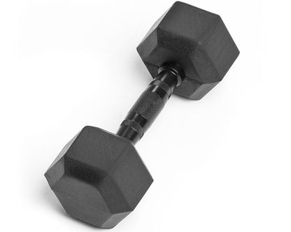 12lb Virgin Rubber Hex Dumbbell No Odour SDVR-12