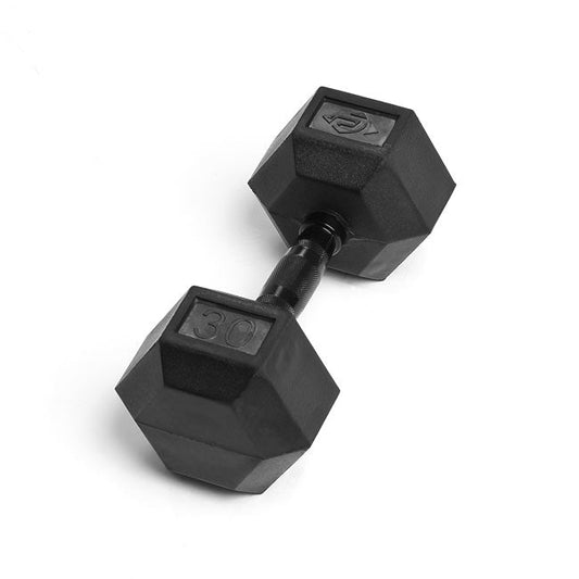 30lb Virgin Rubber Hex Dumbbell No Odour SDVR-30