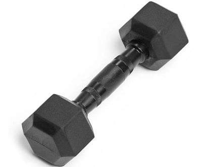 3lb Virgin Rubber Hex Dumbbell No Odour SDVR-3