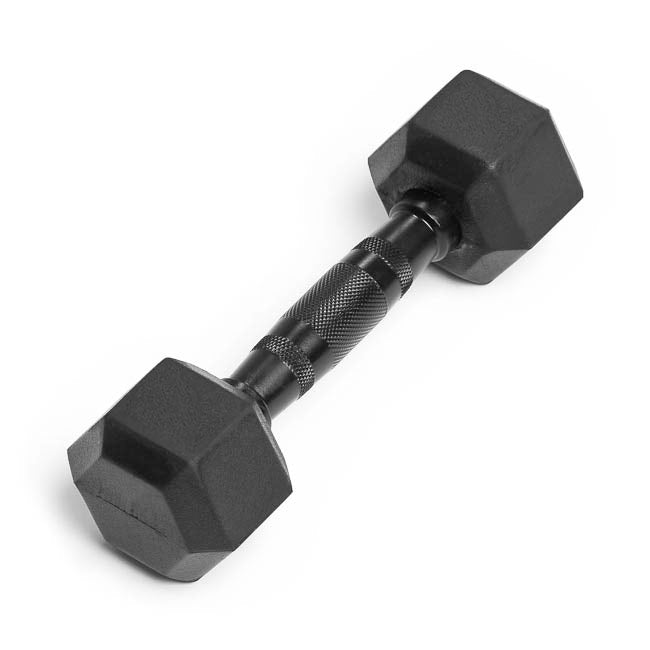 3lb Virgin Rubber Hex Dumbbell No Odour SDVR-3