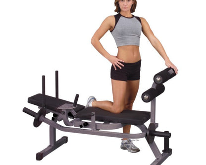 Body-Solid Horizontal Ab Crunch Machine GAB100 Strength Machines Canada.