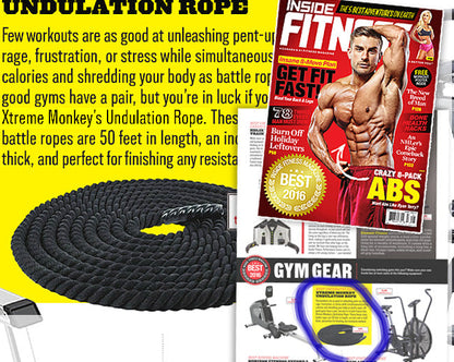 Battle Rope : Gym Rope 50’ : 1.5” thick Strength & Conditioning Canada.