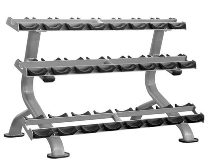 Element Series 3-Tier Dumbbell Saddle Rack Strength & Conditioning Canada.