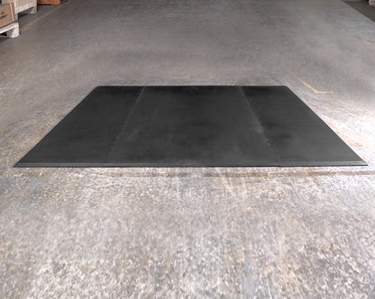 8' x 6' RUBBER LIFTING PLATFORM - 3/4" THICK BEVELED EDGES