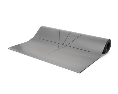 NordicTrack - 4mm Reversible Yoga Mat - Gray/Gray