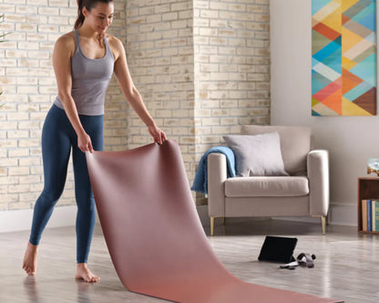 NordicTrack - 4mm Reversible Yoga Mat - Red/Gray