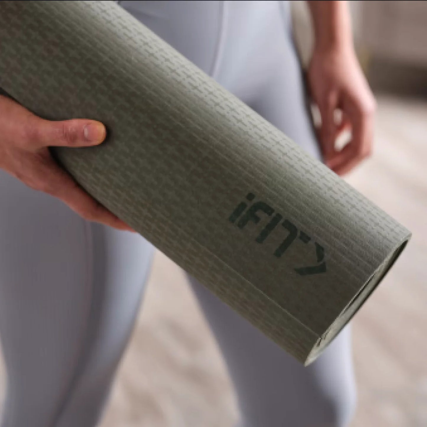 NordicTrack - 6mm Rubber Yoga Mat - Dark Olive