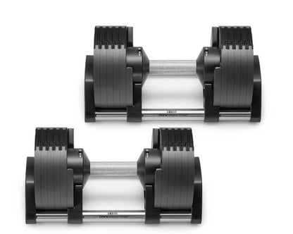 SMRTFT Nüobells - 5-50lb Adjustable Dumbbell Pair - Classic