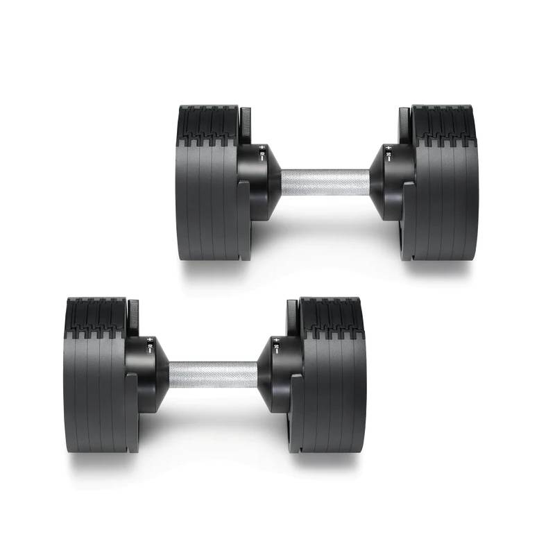 SMRTFT Nüobells - 5-50lb Adjustable Dumbbell Pair - Classic