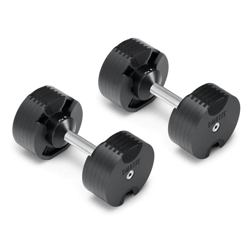 SMRTFT Nüobells - 5-50lb Adjustable Dumbbell Pair - Classic