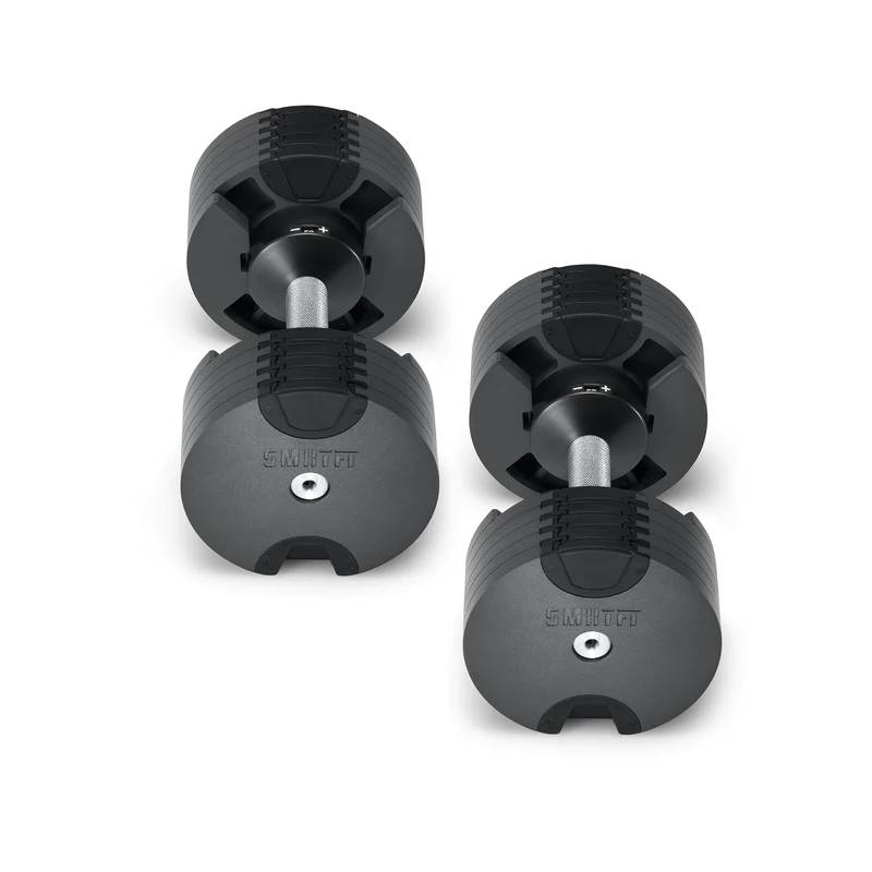 SMRTFT Nüobells - 5-50lb Adjustable Dumbbell Pair - Classic