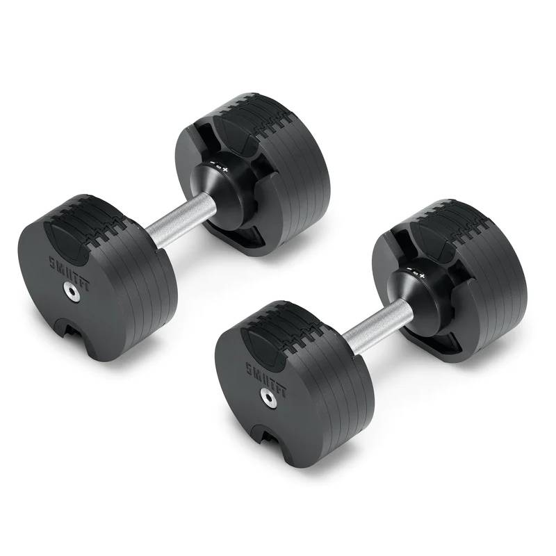 SMRTFT Nüobells - 5-50lb Adjustable Dumbbell Pair - Classic