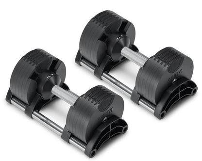 SMRTFT Nüobells - 5-50lb Adjustable Dumbbell Pair - Classic