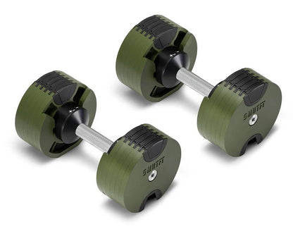 SMRTFT Nüobells - 5-50lb Adjustable Dumbbell Pair - Tactical