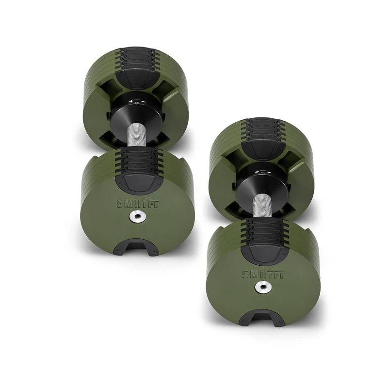 SMRTFT Nüobells - 5-50lb Adjustable Dumbbell Pair - Tactical