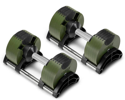 SMRTFT Nüobells - 5-50lb Adjustable Dumbbell Pair - Tactical