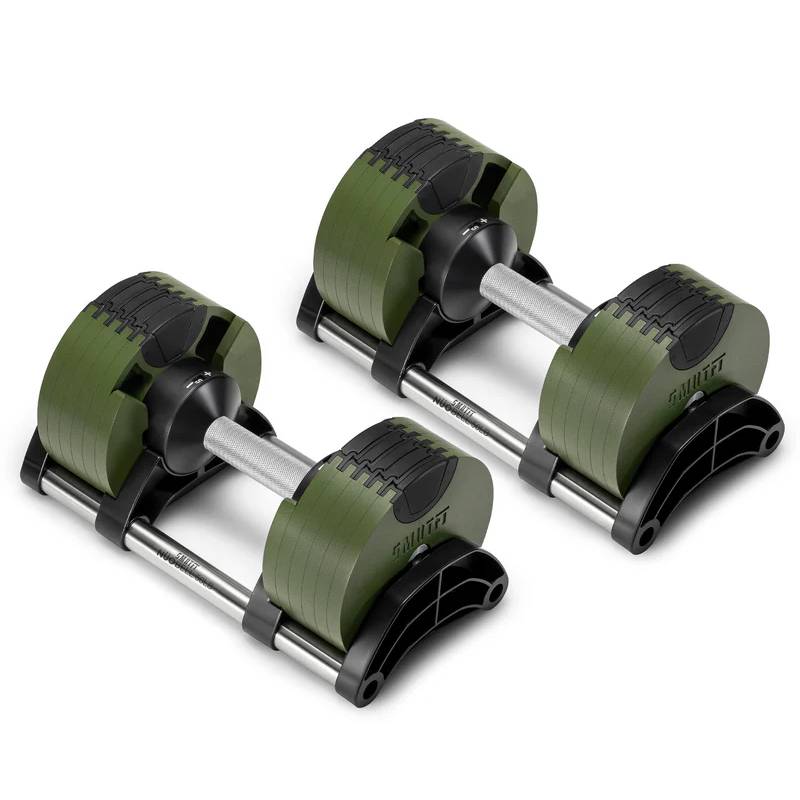 SMRTFT Nüobells - 5-50lb Adjustable Dumbbell Pair - Tactical