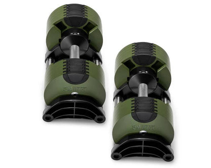 SMRTFT Nüobells - 5-50lb Adjustable Dumbbell Pair - Tactical