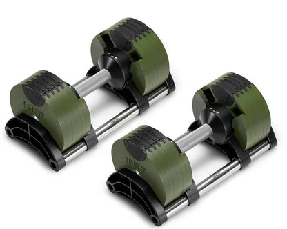 SMRTFT Nüobells - 5-50lb Adjustable Dumbbell Pair - Tactical