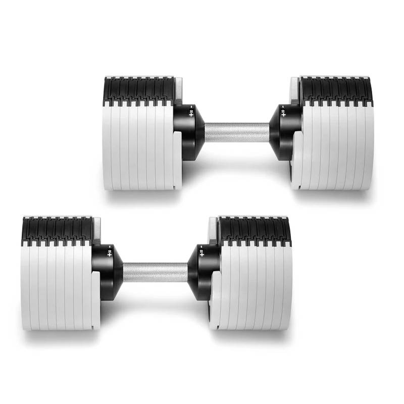 SMRTFT Nüobells - 5-80lb Adjustable Dumbbell Pair - Ash