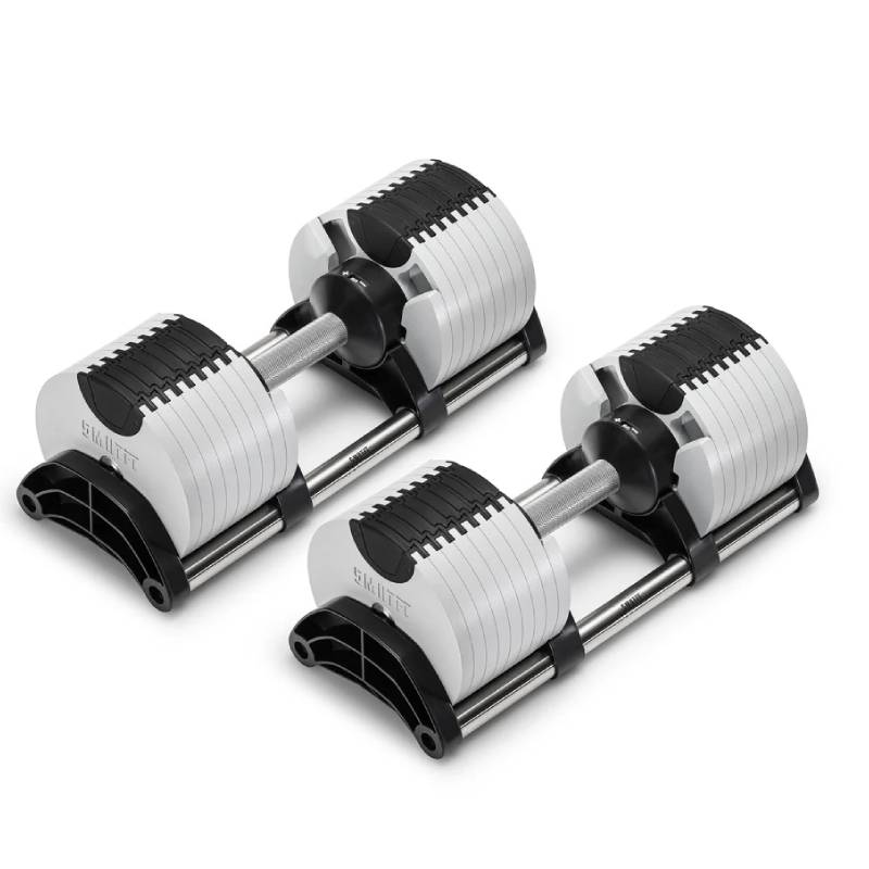 SMRTFT Nüobells - 5-80lb Adjustable Dumbbell Pair - Ash