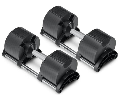 SMRTFT Nüobells - 5-80lb Adjustable Dumbbell Pair - Classic