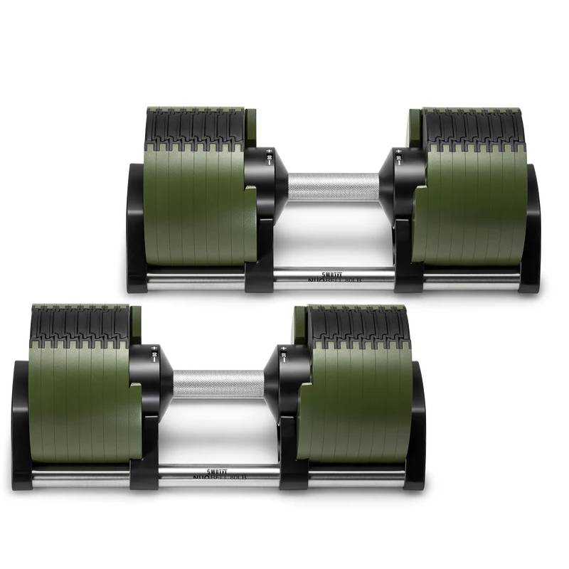 SMRTFT Nüobells - 5-80lb Adjustable Dumbbell Pair - Tactical