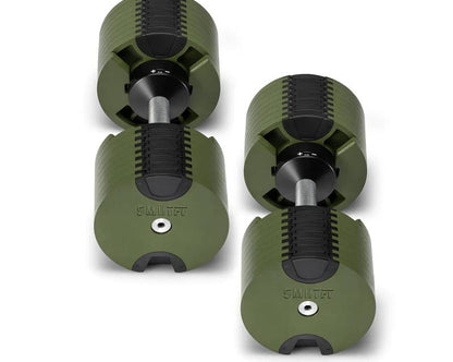 SMRTFT Nüobells - 5-80lb Adjustable Dumbbell Pair - Tactical