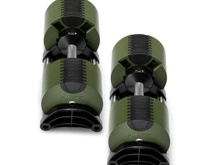 SMRTFT Nüobells - 5-80lb Adjustable Dumbbell Pair - Tactical