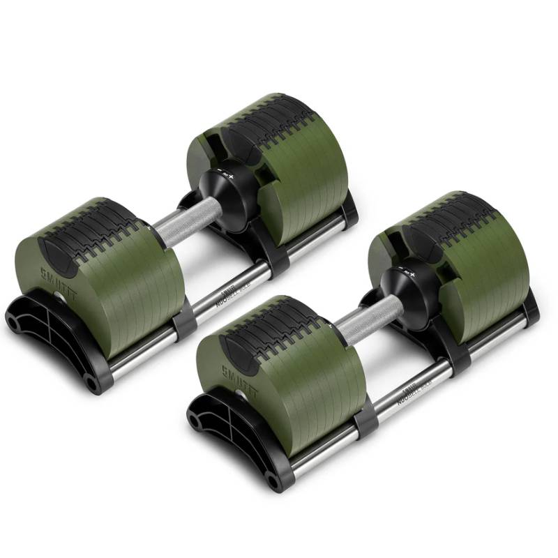 SMRTFT Nüobells - 5-80lb Adjustable Dumbbell Pair - Tactical