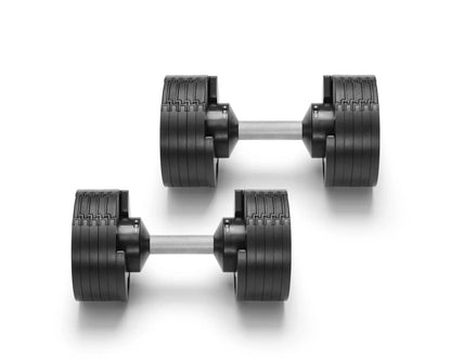 NUOBELL 550 Silver - Adjustable Dumbbell Pair