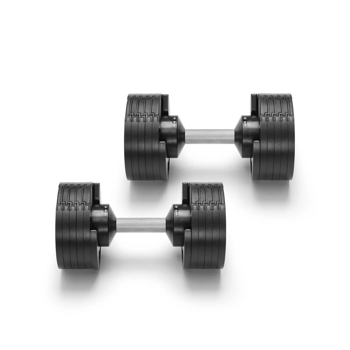 NUOBELL 550 Silver - Adjustable Dumbbell Pair