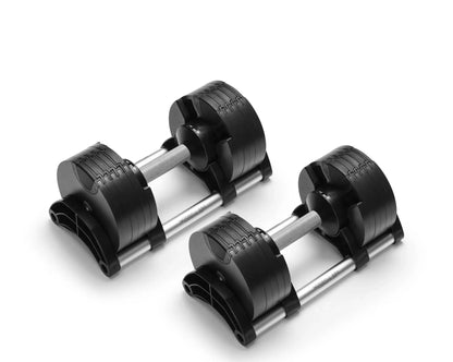NUOBELL 550 Silver - Adjustable Dumbbell Pair