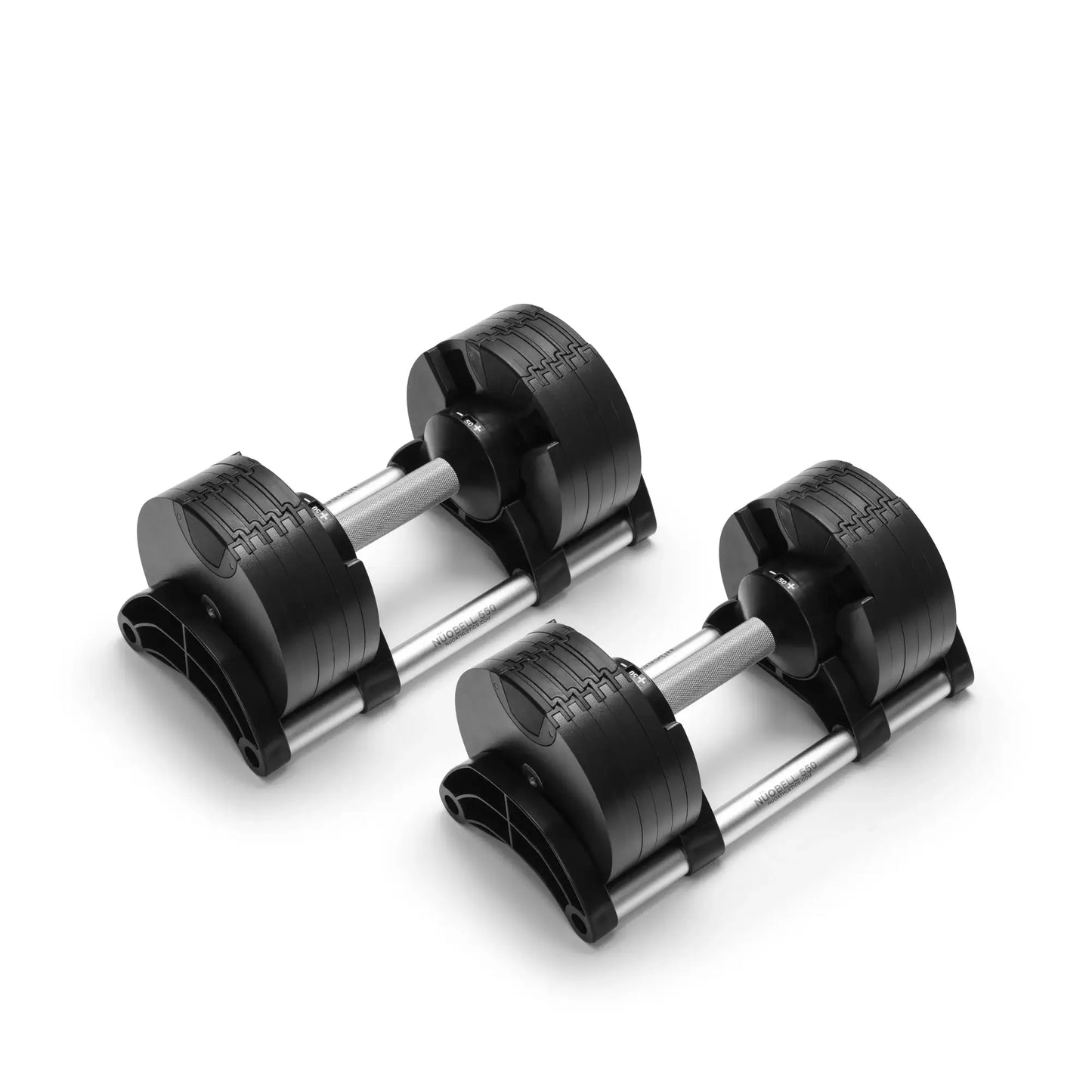 NUOBELL 550 Silver - Adjustable Dumbbell Pair